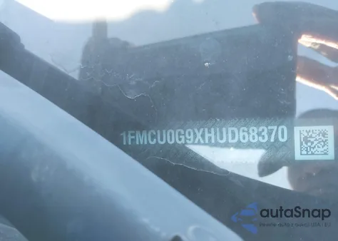 2017 Ford Escape Se from USA, damaged, VIN 1FMCU0G9XHUD68370